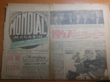 ziarul mondial -gazeta familiei 1 ianuarie 1947-art. despre orasul targoviste