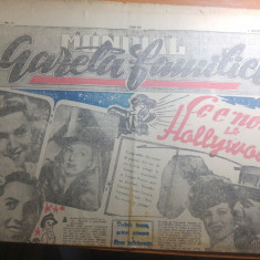 ziarul mondial-gazeta familiei 1 decembrie 1946-art. "ce este nou la hollywood"