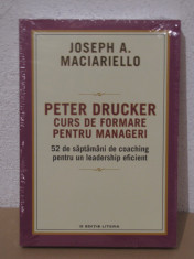 Peter Drucker. CURS DE FORMARE PENTRU MANAGERI foto