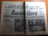 Ziarul romania libera 13 ianuarie 1990 - zi de doliu national,timisoara 1 luna