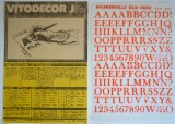 Coala litere VITODECOR J - IMP Oradea - anii &#039;80 (b)