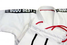 Costum BJJ &amp;quot;&amp;quot;Poderoso&amp;quot;&amp;quot;*Bumbac/ripstop*Alb*160 cm foto