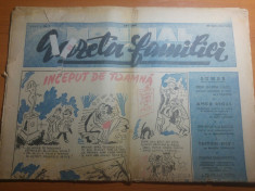 ziarul mondial-gazeta familiei 22 septembrie 1946-anul 1,nr.1,art.orasul iasi foto