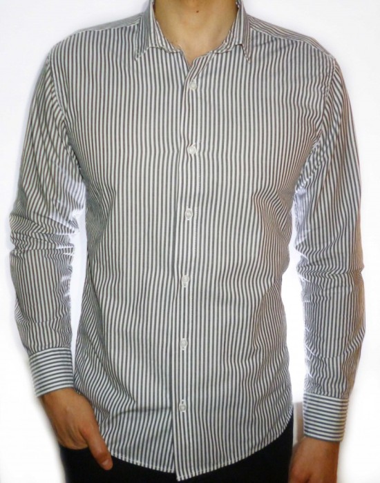 Camasa dungi - camasa barbati camasa slim fit camasa fashion cod 18 Camasa dungi - camasa barbati camasa slim fit camasa fashion cod 18