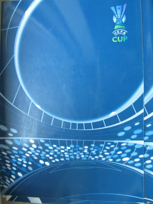 Steaua Bucuresti - mapa prezentare UEFA Cup, pe coperta 4 este sigla si adresa foto