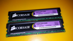 Kit 2GB DDR2 Desktop,2x1GB,Brand Corsair Radiator,800Mhz,PC2-6400,CL5(2) foto