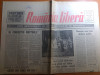 Ziarul romania libera 10 februarie 1990- art.&quot;mesajul unui fost detinut politic&quot;