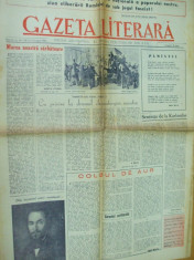 Gazeta literara 23 august 1956 desene Ross St. Constantinescu A. Petrescu foto