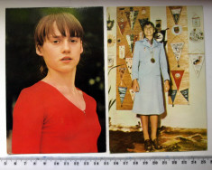 LOT 2 CARTI POSTALE NADIA COMANECI + CALENDAR 1977 foto