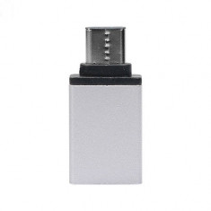 Adaptor USB 2.0 / 3.0 (mama) la USB 3.1 Type-C (tata) foto