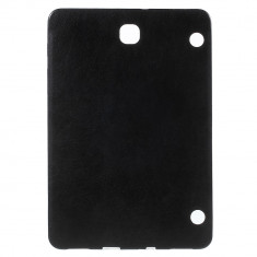 Carcasa protectie spate cu piele ecologica pentru Samsung Galaxy Tab S2 8.0 T715 T710 - neagra foto