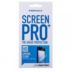 Folie protectie ecran Sony Xperia Z Ultra|fata+spate|Clear Momax foto