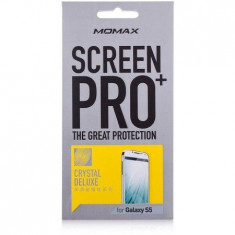 Folie protectie ecran Samsung Galaxy S5 SM-G900F |Crystal Deluxe Momax foto