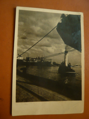 Ilustrata Constanta - Vedere din Port ,circulat 1956 foto