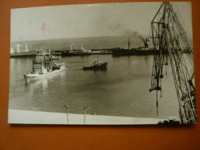 Ilustrata Constanta - Vedere din Port circulat 1967 foto