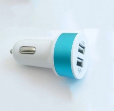 Incarcator auto universal Samsung 1.5A/2.1A 2 Porturi USB|Atrax foto