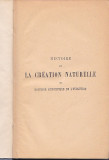 ERNEST HAECKEL - HISTOIRE DE LA CREATION DES ETRES ORGANISES (1879) (IN FRANCEZA