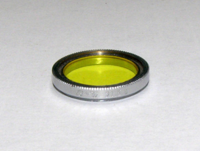 Filtru galben camera filmat B+W 21.5mm(190) foto