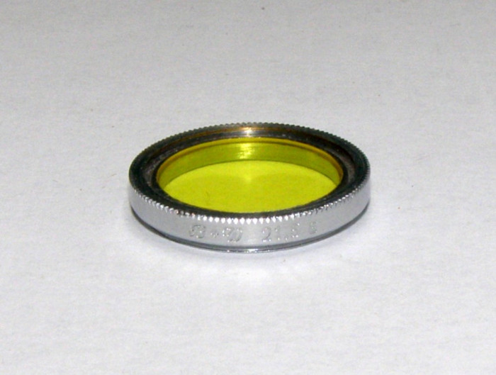 Filtru galben camera filmat B+W 21.5mm(190)