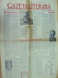 Gazeta literara 1 noiembrie 1956 desene Ross Eminescu Mihail Sebastian