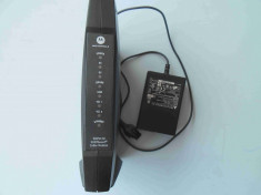 Modem VOIP Motorola SBV5120i + alimentator foto