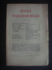 REVISTA FUNDATIILOR REGALE 1 Iulie 1934 foto