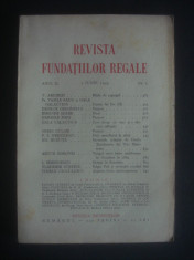 REVISTA FUNDATIILOR REGALE anul II, 1 Iunie 1935, nr. 6 foto