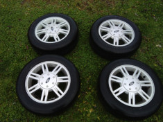 Jante aliaj 14&amp;#039;&amp;#039; originale Ford 4x108 + anvelope vara Kleber 175/65/14. foto