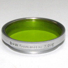 Filtru galben verde B+W Summitar 2 / E(163)