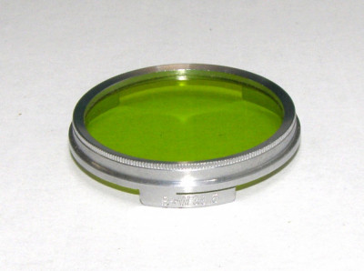 Filtru galben verde camera filmat B+W 38.5mm(241) foto