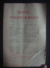 REVISTA FUNDATIILOR REGALE anul II, 1 Iulie 1935, nr. 7 foto