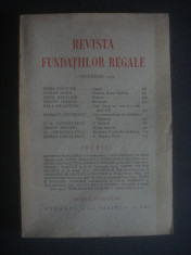 REVISTA FUNDATIILOR REGALE 1 Decembrie 1934 foto