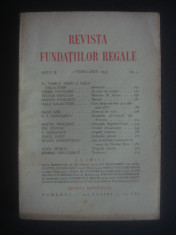 REVISTA FUNDATIILOR REGALE anul II, 1 Februarie 1935, nr. 2 foto