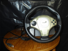 Volan Genius Twin Wheel F1 pentru PC sau PS2 foto