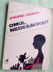ANDREI ROMAN - OMUL NEDESAVARSIT (VERSURI ed. princeps 1981)[dedicatie/autograf]