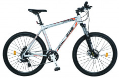 Bicicleta Mountain Bike Hardtail DHS Terrana 2725 - model 2015 27&amp;#039;-Gri-Portocaliu-Cadru 495 mm - OLN-ONL8-21527250000|Gri-Portocaliu|Cadru 495 mm foto