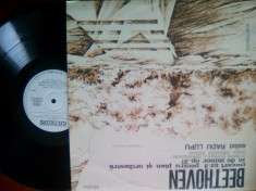 (M) DISC VINIL BEETHOVEN CONCERT NR 3 PENTRU PIAN SI ORCHESTRA foto