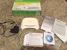 Router Modem Wireless TP-LINK TL-WR720N 150 Mbps in Cutie - Pachet Complet ! foto