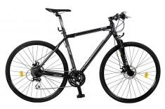 Bicicleta Cross Fitness DHS Contura 2867 - model 2015 28&amp;#039;-Negru-Cadru 480 mm - OLN-ONL8-21528670000|Negru|Cadru 480 mm foto