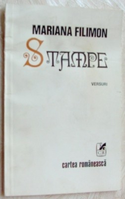MARIANA FILIMON - STAMPE (VERSURI) [editia princeps, 1984 / dedicatie-autograf] foto