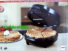 APARAT DE VAFE(WAFFE/WAFE/WAFFLE/GOFRE/GAUFRE)MARCA SUPERIOR ABSOLUT NOU-SIGILAT foto