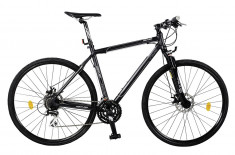 Bicicleta Cross Fitness DHS Contura 2867 - model 2015 28&amp;#039;-Gri-Cadru 480 mm - OLN-ONL8-21528670000|Gri|Cadru 480 mm foto