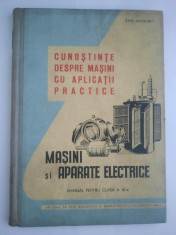 CUNOSTINTE DESPRE MASINI CU APLICATII PRACTICE MASINI SI APARATE ELECTRICE 4079 foto