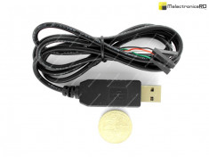 Cablu USB convertor serial PL2303HX TTL | adaptor programator debug PL2303 foto