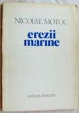 NICOLAE MOTOC - EREZII MARINE (POEME) [editia princeps 1980/coperta PETRE HAGIU]