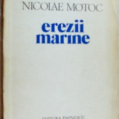 NICOLAE MOTOC - EREZII MARINE (POEME) [editia princeps 1980/coperta PETRE HAGIU]