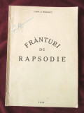 &quot;FRANTURI DE RAPSODIE&quot;, Const. M. Mihailescu, 1940