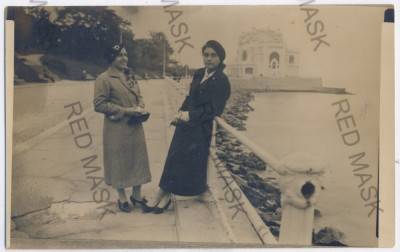 672 - CONSTANTA, Cazionul - old postcard, real PHOTO - unused - 1933 foto