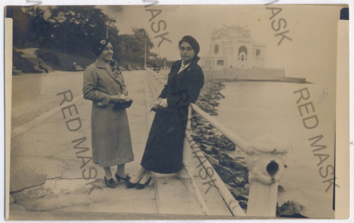 672 - CONSTANTA, Cazionul - old postcard, real PHOTO - unused - 1933