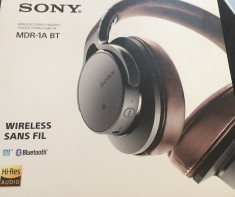 Casti Sony MDR-1ABT, Bluetooth, Sunet de inalta rezolutie, Noi foto